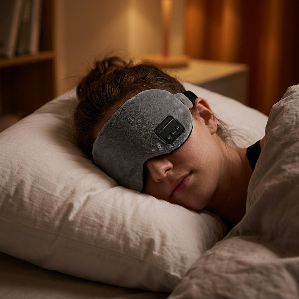 Antifaz para Dormir con Audífonos Bluetooth