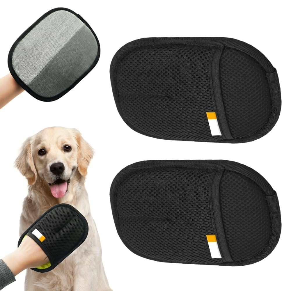 COMBO: GUANTE QUITA PELOS NEGRO X3