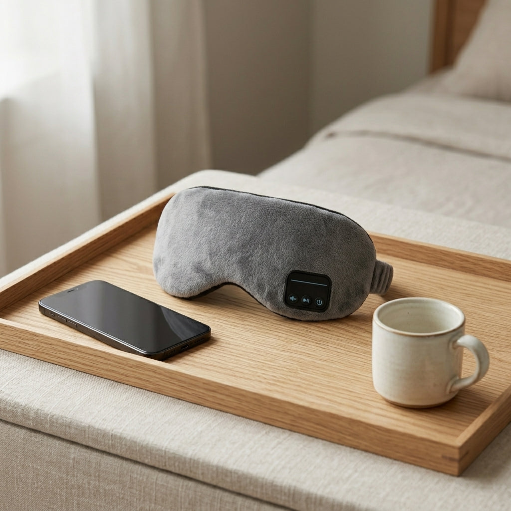 Antifaz para Dormir con Audífonos Bluetooth